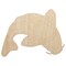 Spotted Koi Fish Unfinished Wood Shape Piece Cutout for DIY Craft Projects